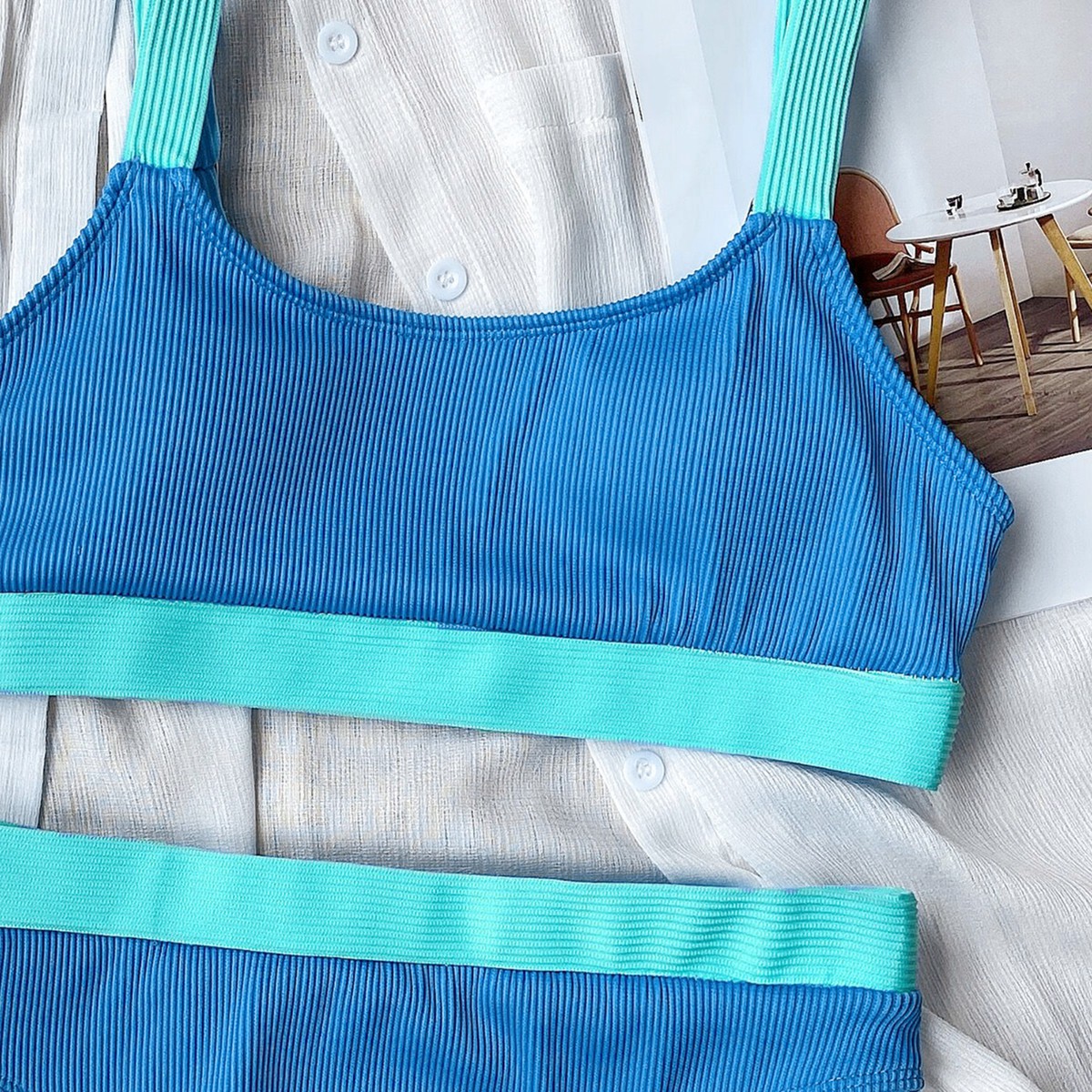 Bikini Dệt Kim Màu Cam / Xanh Dương / Cam | BigBuy360 - bigbuy360.vn