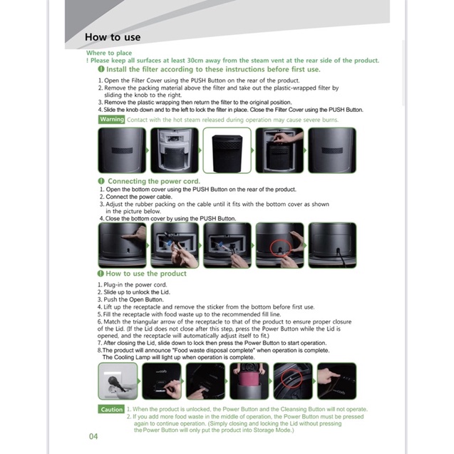 Máy xử lý rác thải hữu cơ SmartCara innovation Pcs-500D