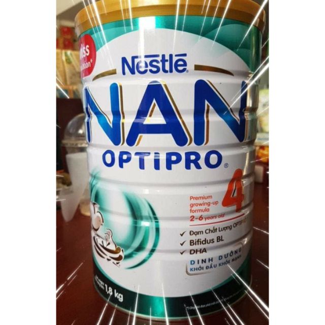 Sữa bột Nan 4. 1.8kg date mới