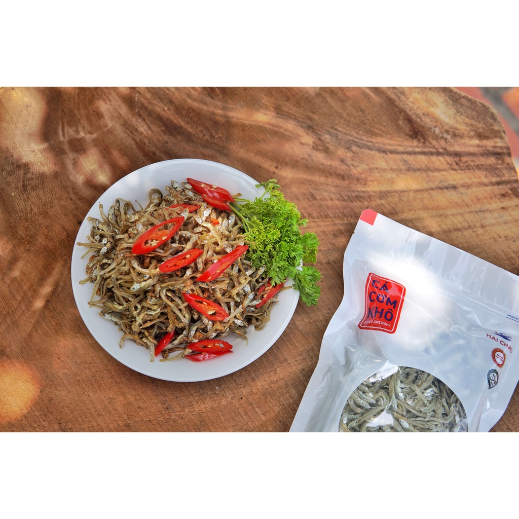 Cá cơm nguyên con Hải Châu size nhỏ  A1 250g.