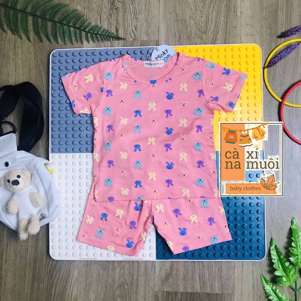 (Xem Trước Khi Thanh Toán) Bộ MinkyFREE SHIP Mom Cho Bé Thun Lạnh Ngắn Tay Dể Thương Cho Bé Gái, Bé Trai, Đủ Màu