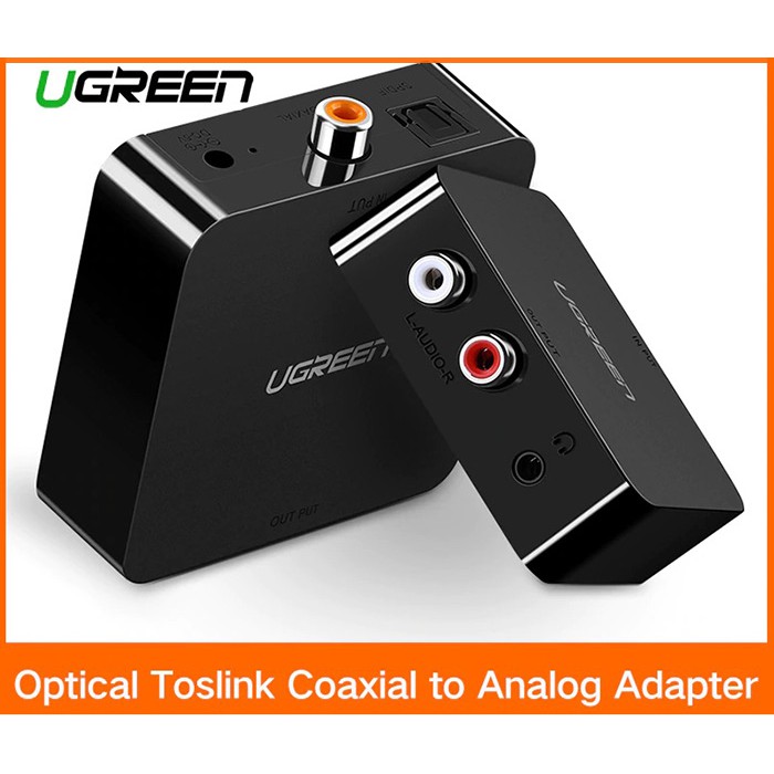 Bộ chuyển đổi Digital Audio sang Analog Audio (Optical to AV) - Ugreen 30910