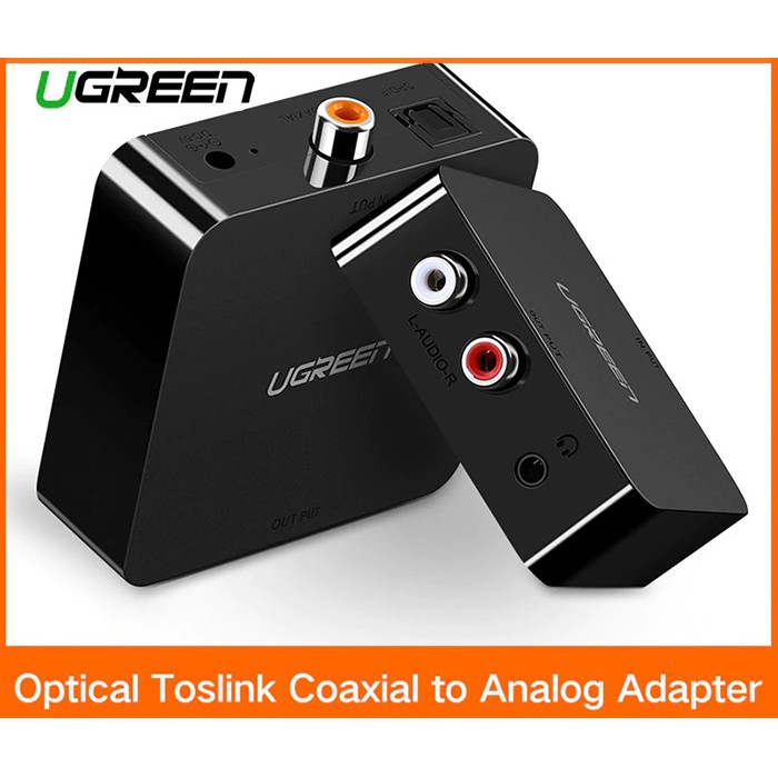 SIEU KHUYẾN MẠI Bộ chuyển đổi Digital Audio sang Analog Audio (Optical to AV) - Ugreen 30910