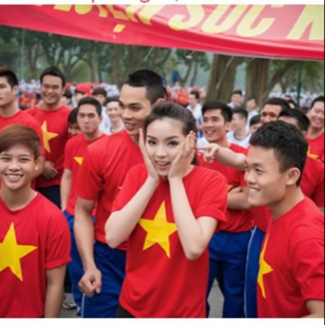 ÁO CỜ ĐỎ SAO VÀNG (cao cấp )
