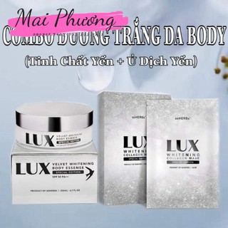 [CHÍNH HÃNG 100%] COMBO KEM BODY LUX & Ủ TRẮNG YẾN soHERBS