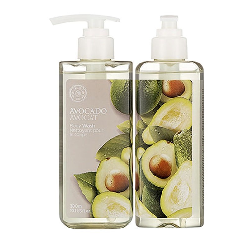 Bộ 3 Gel Tắm Cung Cấp Ẩm TheFaceShop Avocado Body Wash (3x300ml)