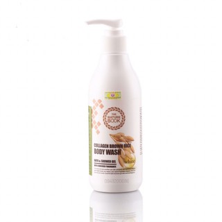 Sữa tắm trắng da collagen gạo lứt the nature book 300ml