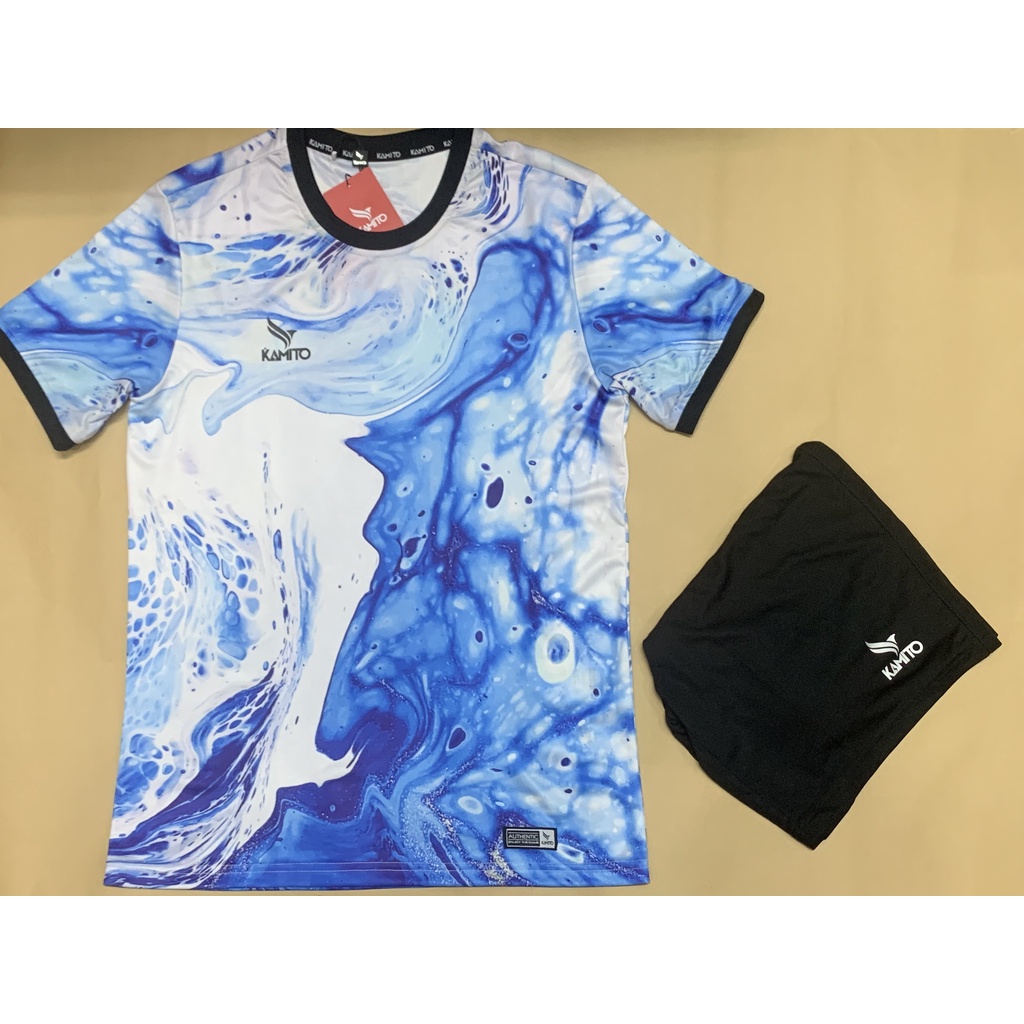 Bộ Quần Áo Bóng Đá Kamito Chất Liệu Cao Cấp Thoáng Mát Hút Ẩm Cao Bay Hơi Nhanh Thoải Mái Khi Đá Bóng Tập Luyện Thể Thao
