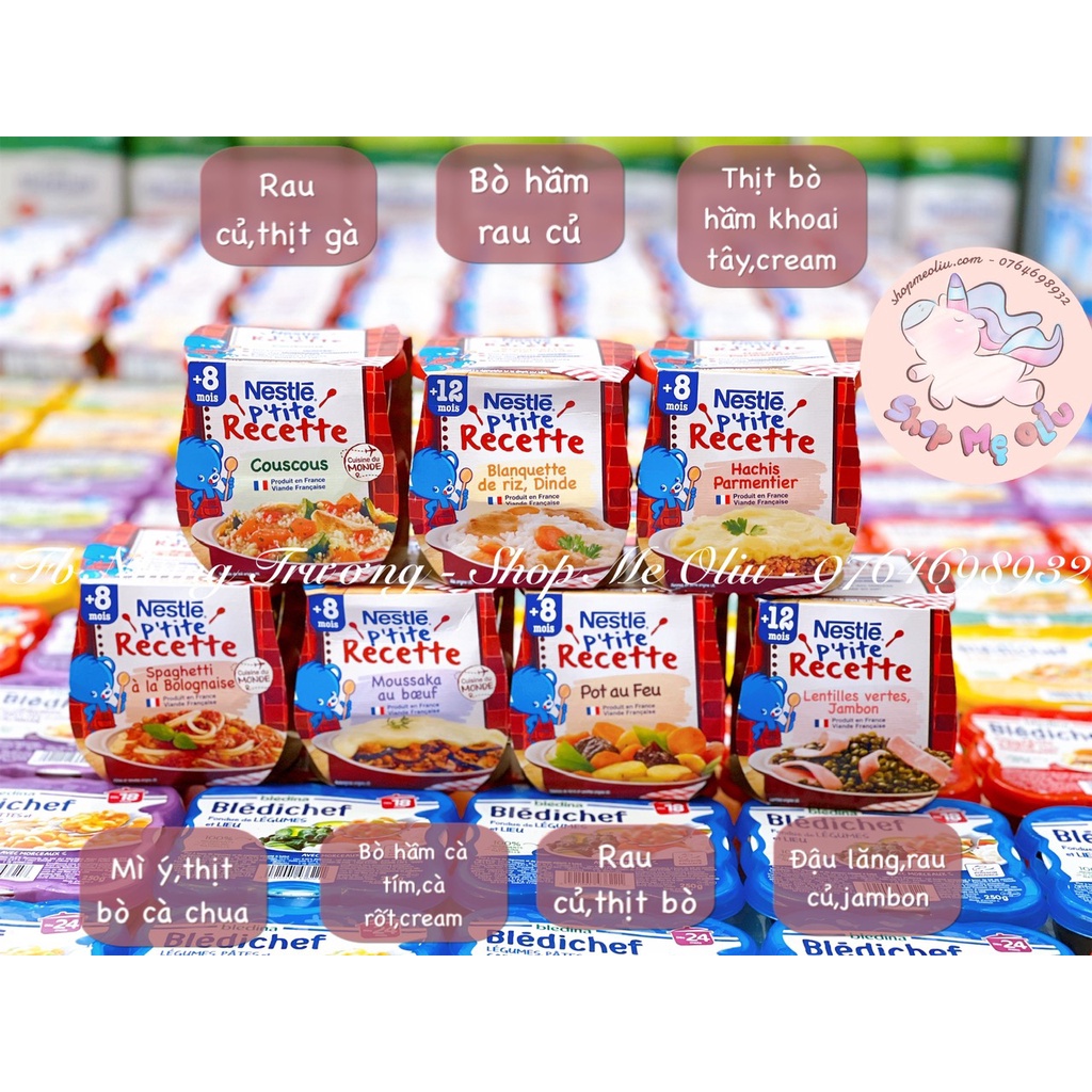 Hủ ăn dặm vị mặn Nestle cho bé từ 8 tháng