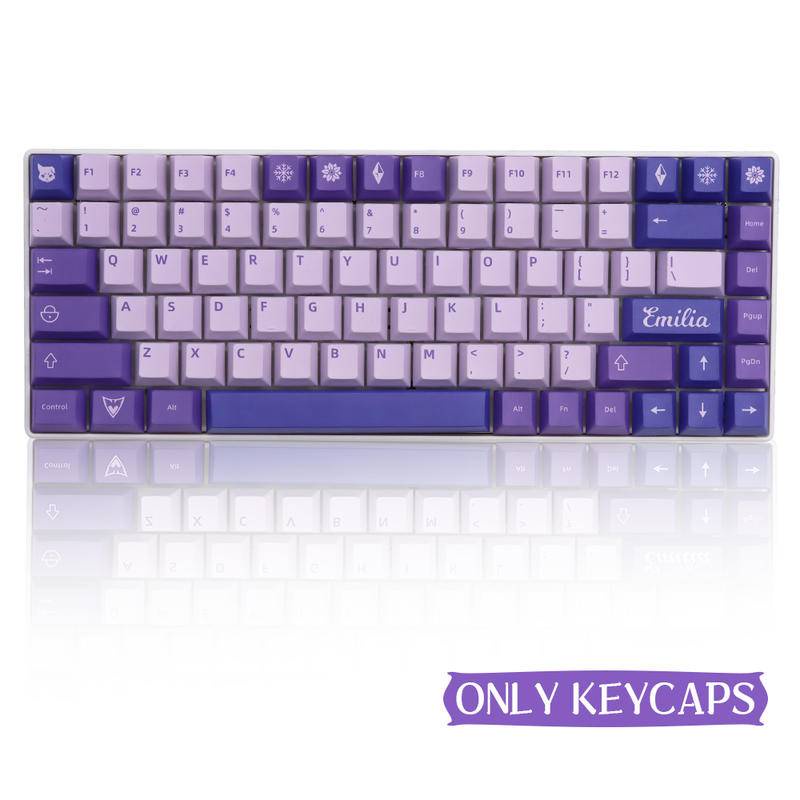 139 Keys Frost Witch The key cap Purple keycaps PBT material for GMK 61/68/84/87/96/980/104/108 Mechanical keyboard available