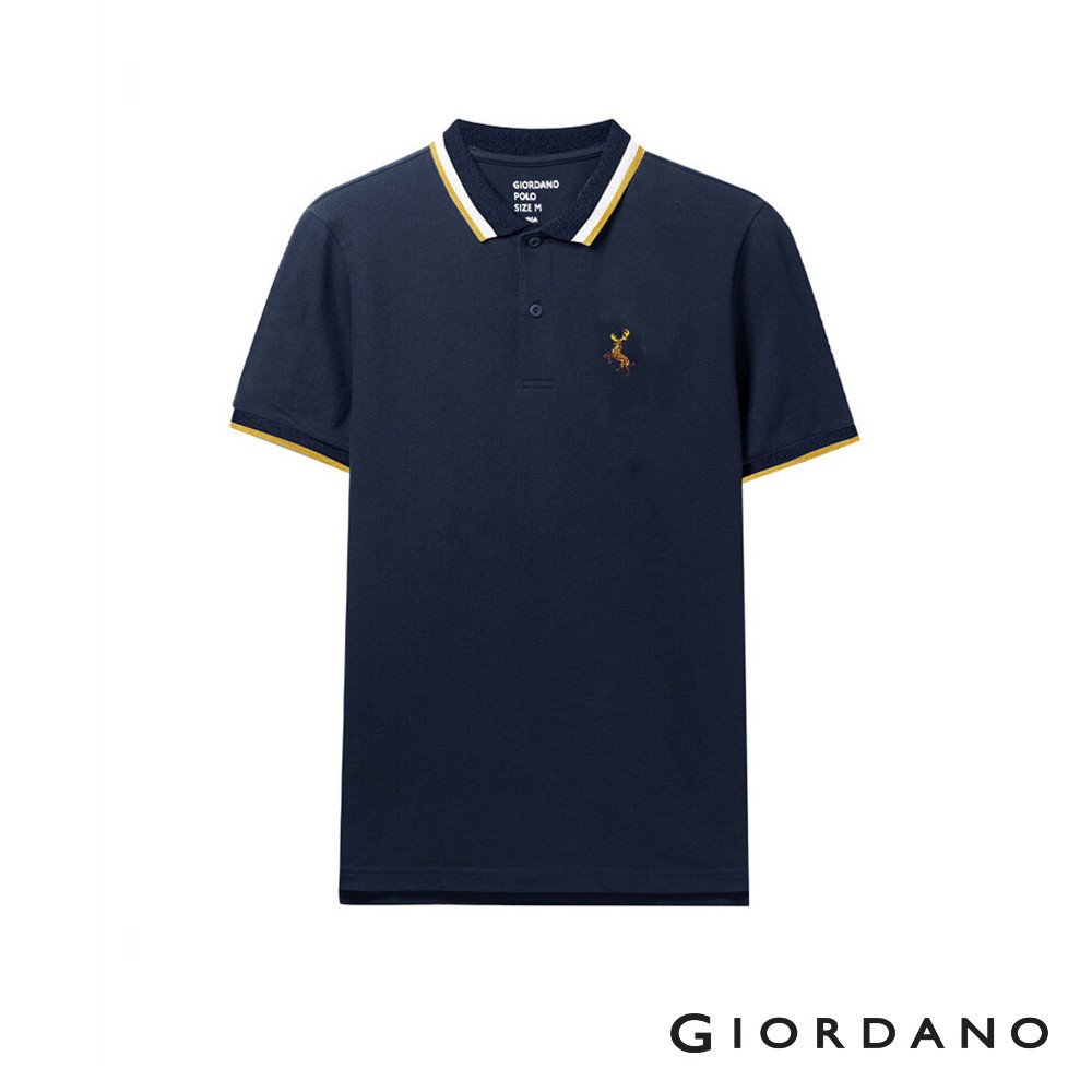 [Mã WABRWM12 giảm 10% đơn 99K] Áo Thun Nam Có Cổ Polo Logo Hưu Giordano 01019202 | BigBuy360 - bigbuy360.vn