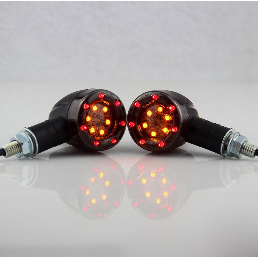 Xi nhan độ cafe 3 in 1 led xi nhan led stop và dermi