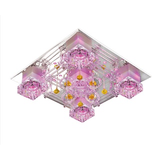Đèn mâm trang trí ốp trần đổi màu Netviet NC 8370 led
