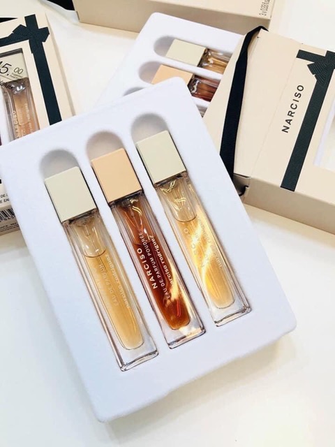 nước hoa set về ít Set NARCISO HOTTTTT For Women     🕊Gift Set N.arciso 3Pcs x 10ml | Thế Giới Skin Care