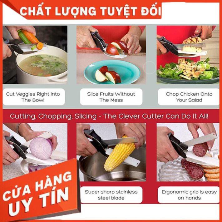 [Hàng loại 1] Kéo cắt rau củ quả đa năng, kéo nhà bếp tiện lợi 2in1