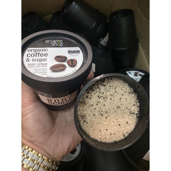 Tẩy da chết muối coffee