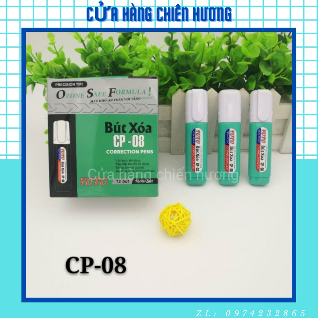 Bút xóa nước CP 08, 09 (lẻ 1 cây) tiện dụng