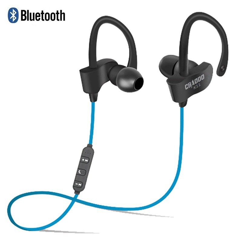 Tai nghe thể thao Bluetooth V4.1 có móc vành tai sử dụng cho điện thoại thông minh