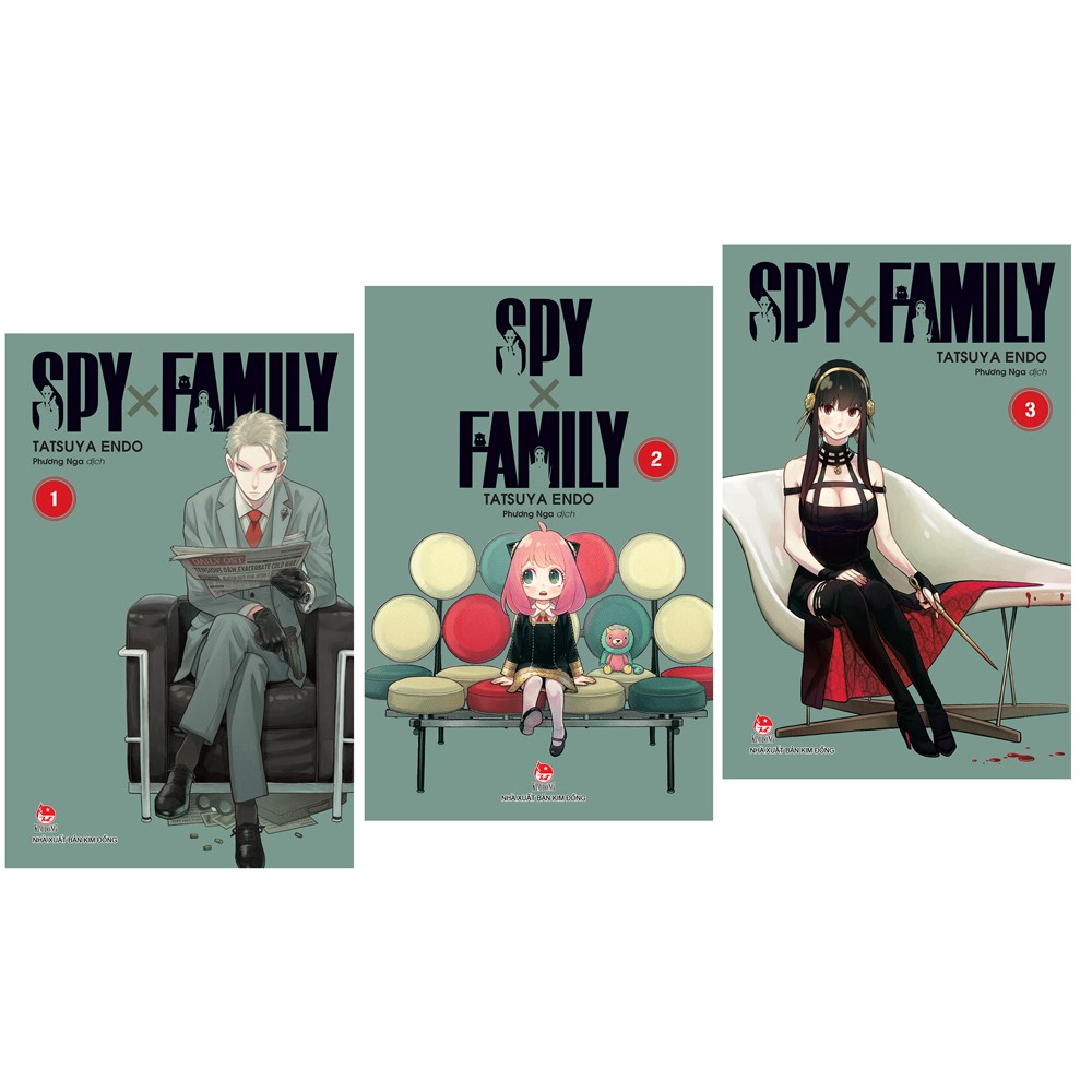 Combo Truyện - Spy X Family ( Tập 1 tới Tập 3 ) - Nxb Kim Đồng - Chanchanbooks