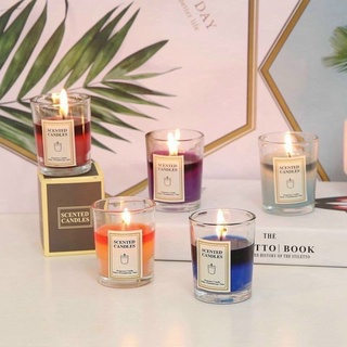 Nến thơm sáp dừa cốc thuỷ tinh nặng 200gr