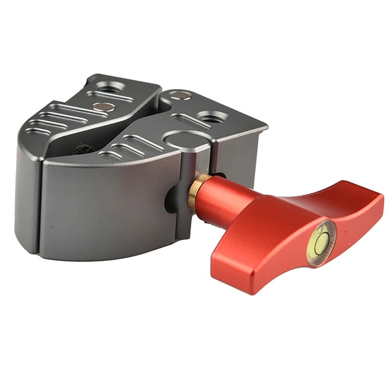 Giá Đỡ Kẹp Càng Cua Mạ Điện Có Lỗ Vít 1 / 4 &quot;Chuyên Dụng Cho Đèn Flash / Máy Ảnh