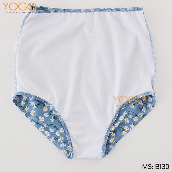 Bikini Đồ Bơi Nữ Hai Mảnh Áo Hai Dây Quần Bơi Họa Tiết Hoa Cúc Họa Mi Xinh Xắn Mặc Đi Biển Đi Bơi Mùa Hè YOGO B130