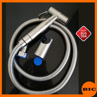Bộ vòi xịt vệ sinh inox 304 cao cấp nhà tắm, nhà vệ sinh, bộ vòi xịt siêu mạnh, siêu bền