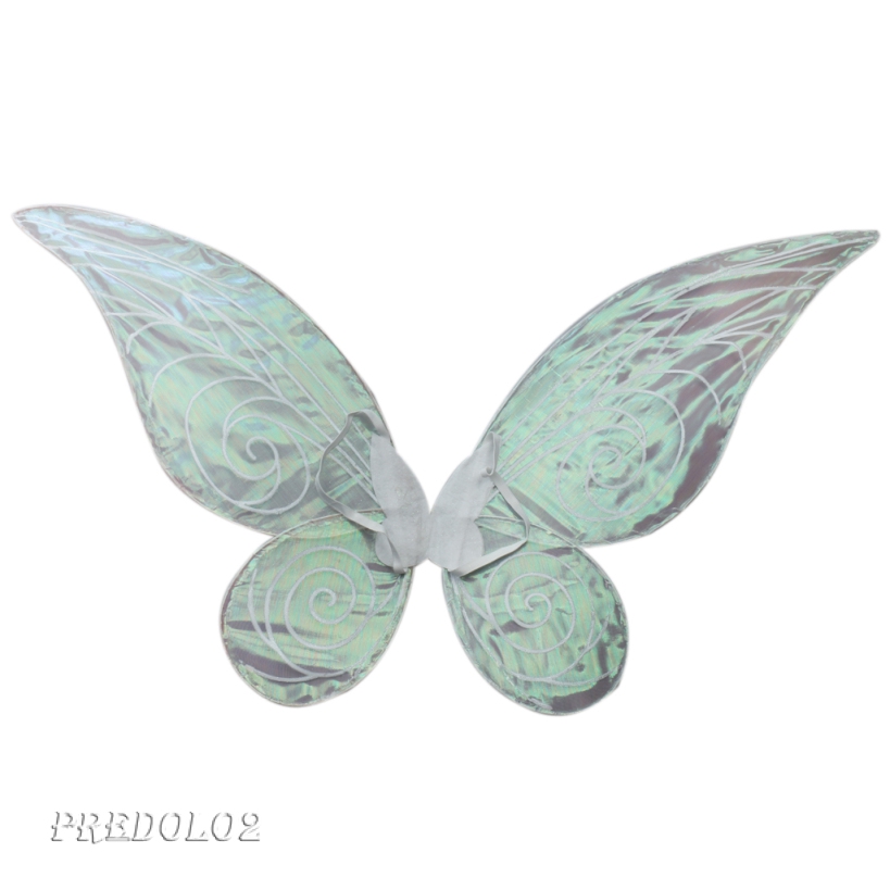 Shiny Butterfly Angel Fairy Wing Party Fancy Dress Green Adult