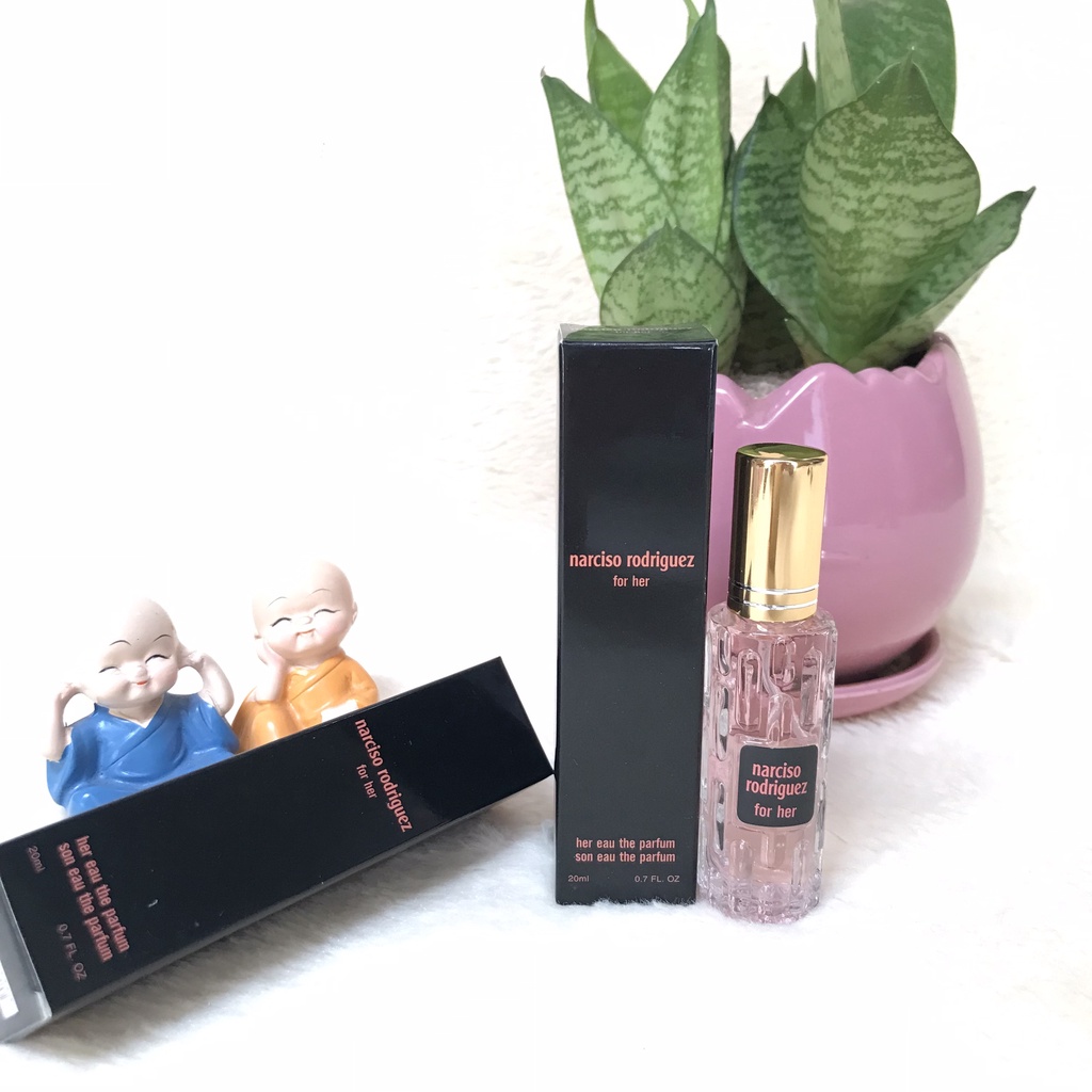 Nước Hoa Mini Nữ Narciso Rodriguez For Her 20ml dạng xịt- Mùi Narciso hương hoa quyến rũ
