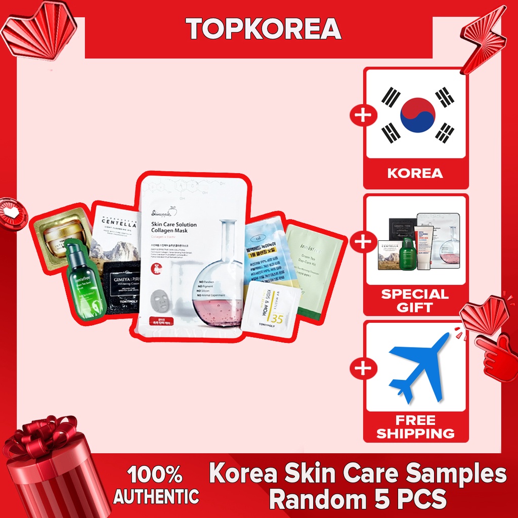 ★Korea Skin Care Samples★ <<<<FREE GIFT 5 ITEMS >>>> TOPKOREA / Shipping from korea/////Set mỹ phẩm dùng thử chất lượng từ Hàn Quốc