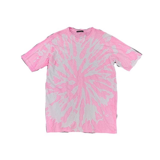 Tie dye pink waxed