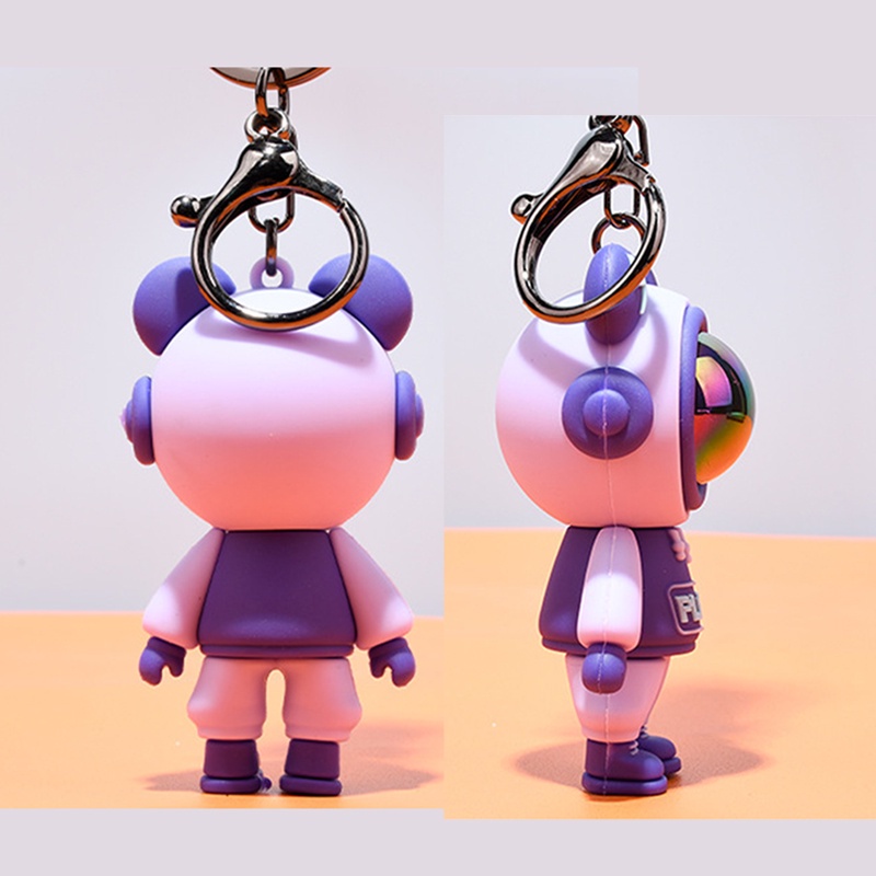 Móc Chìa Khóa Cute Phi Hành Gia Cao Cấp Dùng Treo Balo, Móc Treo Chìa Khóa