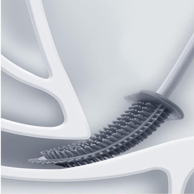 Cọ vệ sinh silicol có cán, hộp đựng sạch sẽ