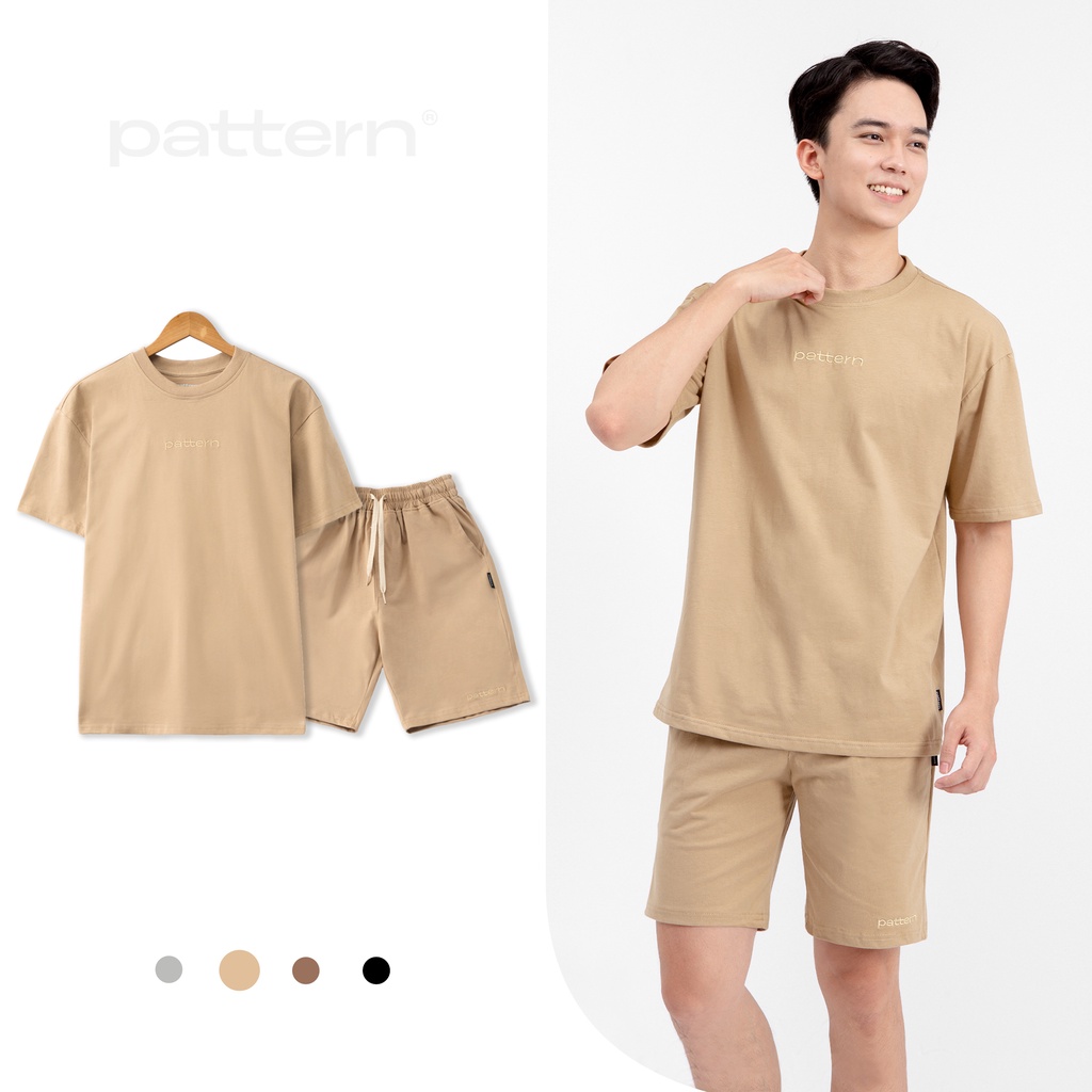 Bộ basic PATTERN Set thể thao cotton 4 màu trơn PB005