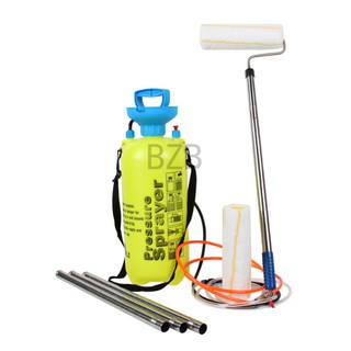Bình bơm lăn sơn nước nhanh + cây lăn inox 3m + 4 bông lăn