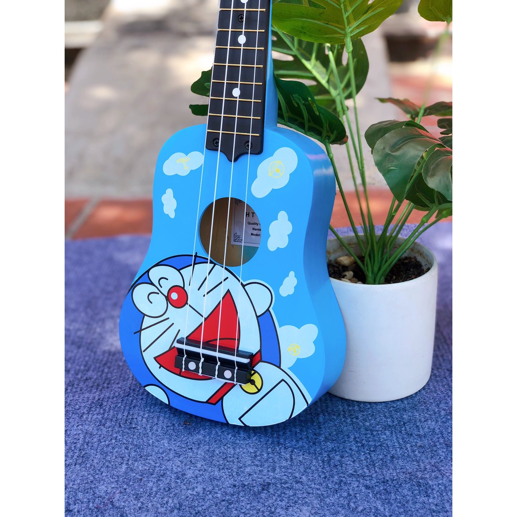 Đàn ukulele Doremon size 21 HTMUSIC [Tặng kèm phụ kiện]