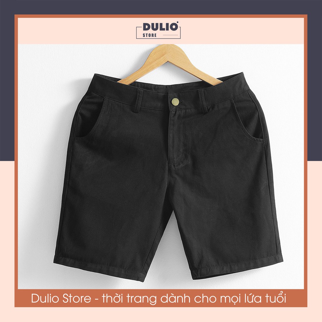 ❒♟Quần đùi nam kaki, sooc kaki cao cấp 6 màu thời trang, form đẹp chính hãng dáng Hàn Quốc DULIO STORE