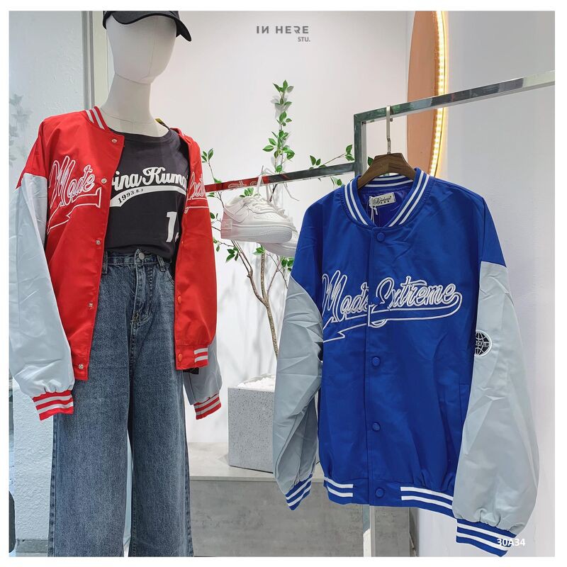 Áo khoác bomber số 30A34