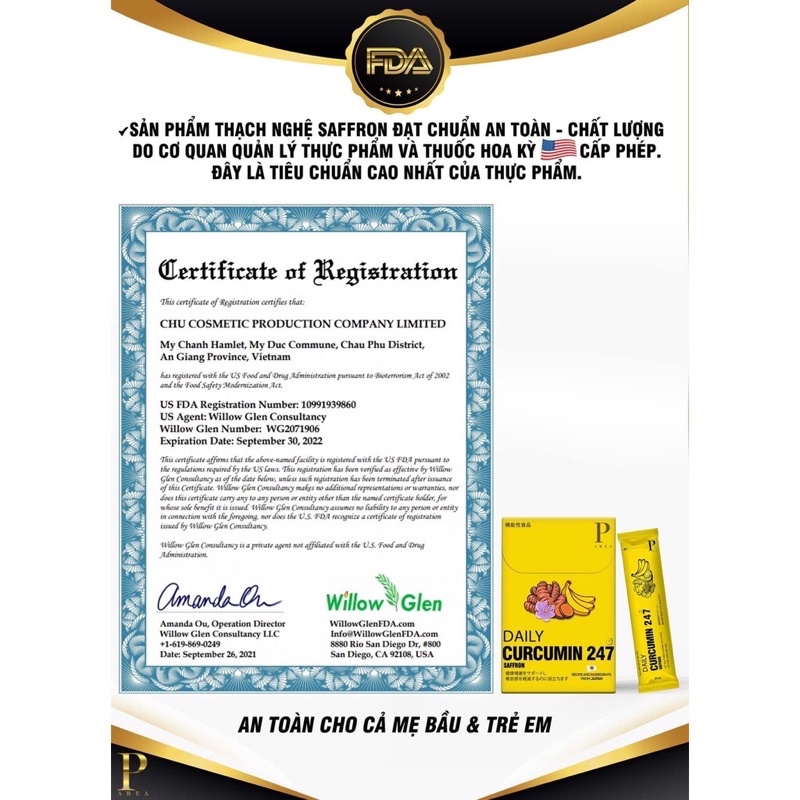 Thạch Nghệ Saffron Vị Chuối 247 Nano Japan