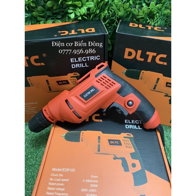 Máy khoan bắt vít ♥️ FREESHIP ♥️ Máy khoan DLTC 10 ly khoan gỗ tường bắt vít mẫu đỏ đen mới nhất