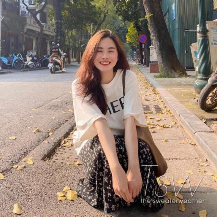 Áo phông nữ kèm váy hoa nhí siêu hot 2021 - Bao form chất, mặc là xinh , , | BigBuy360 - bigbuy360.vn