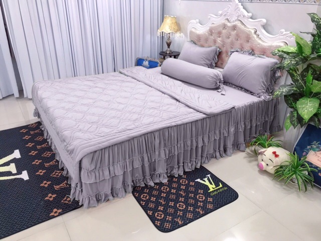 Ga thun màu phủ 2 tầng hàng thiết kế