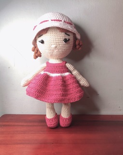 Sét Búp bê Helen 30cm (móc len HandMade 100%)