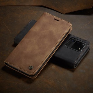 Caseme Bao Da Điện Thoại Nắp Lật Có Ngăn Đựng Thẻ Cho Samsung S20 + S20ultra Note10 Ốp