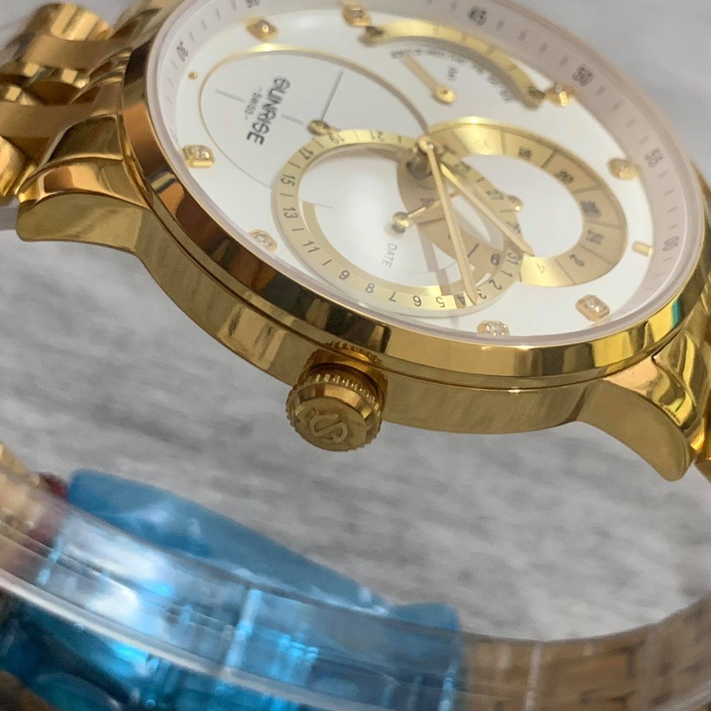 Đồng hồ Sunrise Nam chính hãng Nhật Bản M1146SA.G.V - kính saphire chống trầy - bảo