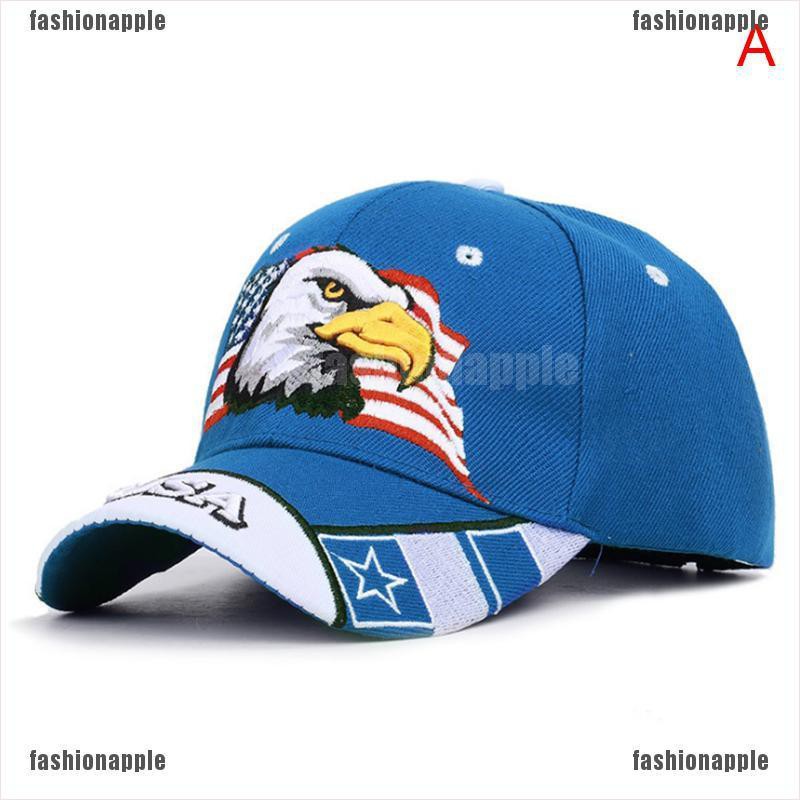 Mũ Lưỡi Trai Thêu Hình Cờ Mỹ Bald Eagle Shadow Cao Cấp