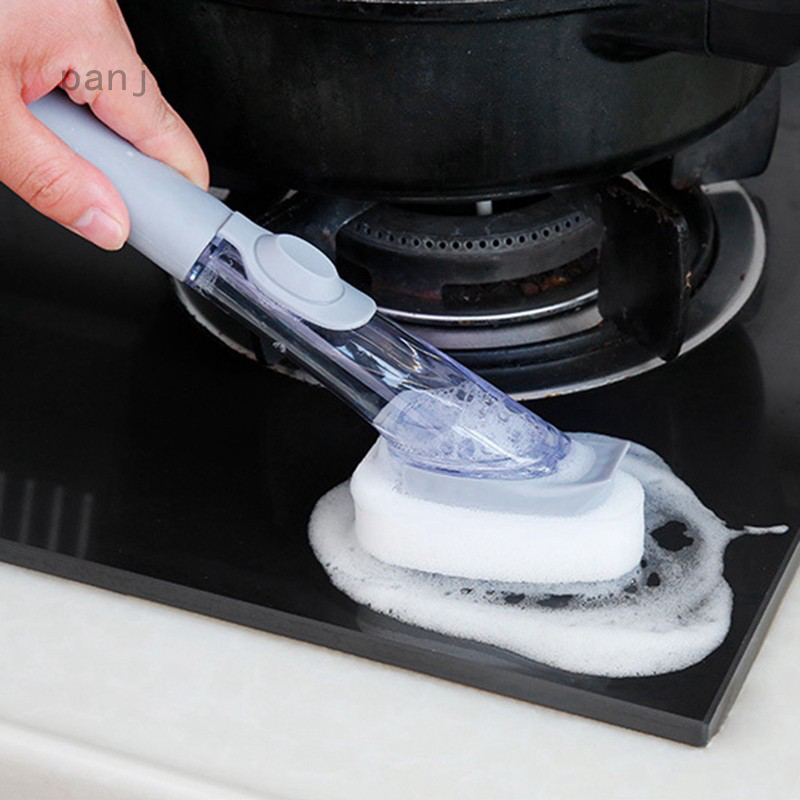 Bộ Cọ Rửa Chén Tay Cầm Dài 2 Trong 1 Tiện Dụng