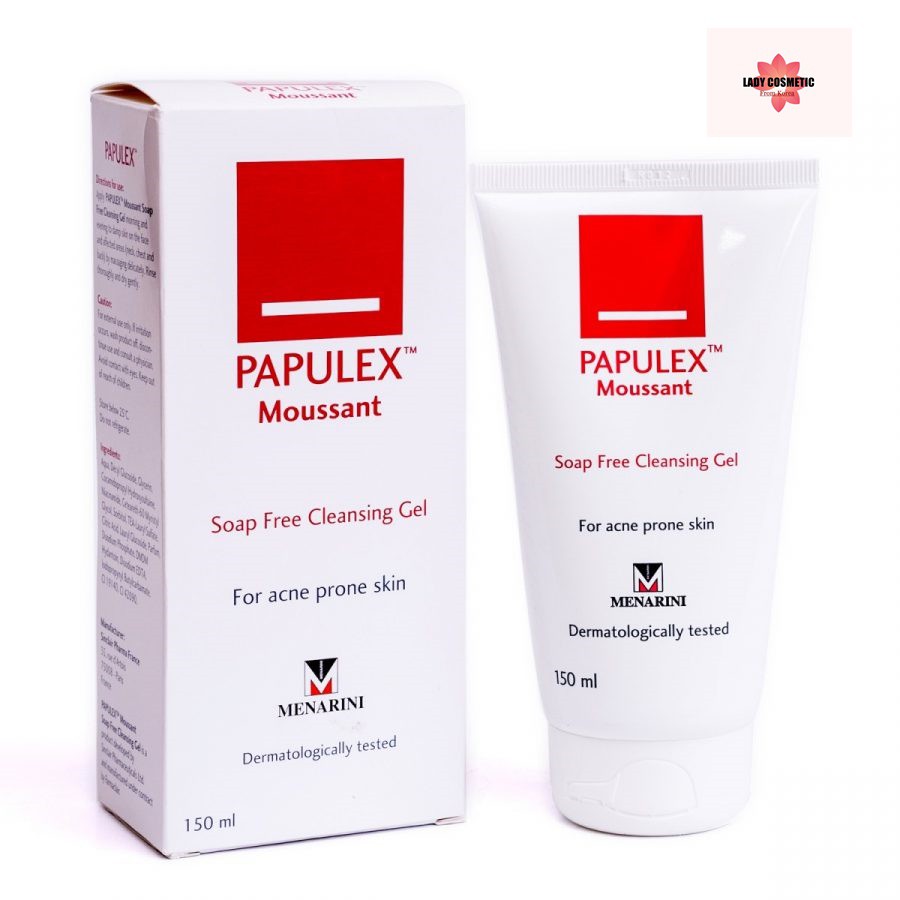 Sữa rửa mặt Papulex moussant soap free cleansing gel