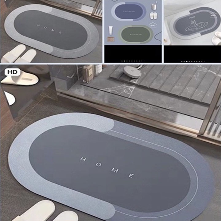 Thảm silicol siêu thấm hút, thảm bếp bằng cao su non chống trơn trượt siêu thấm