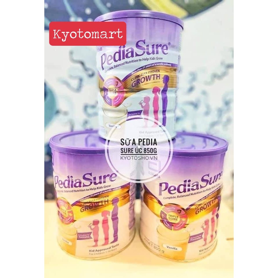 Sữa bột Pediasure 850g hương vani